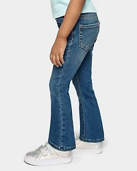 Baby And Toddler Girls Flare Jeans