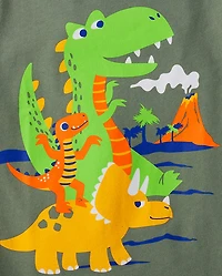 Baby And Toddler Boys Dino Graphic Tee