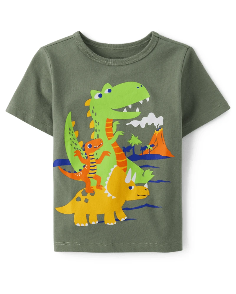 Baby And Toddler Boys Dino Graphic Tee