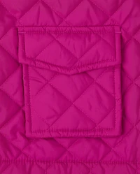 Girls Quilted Puffer Jacket