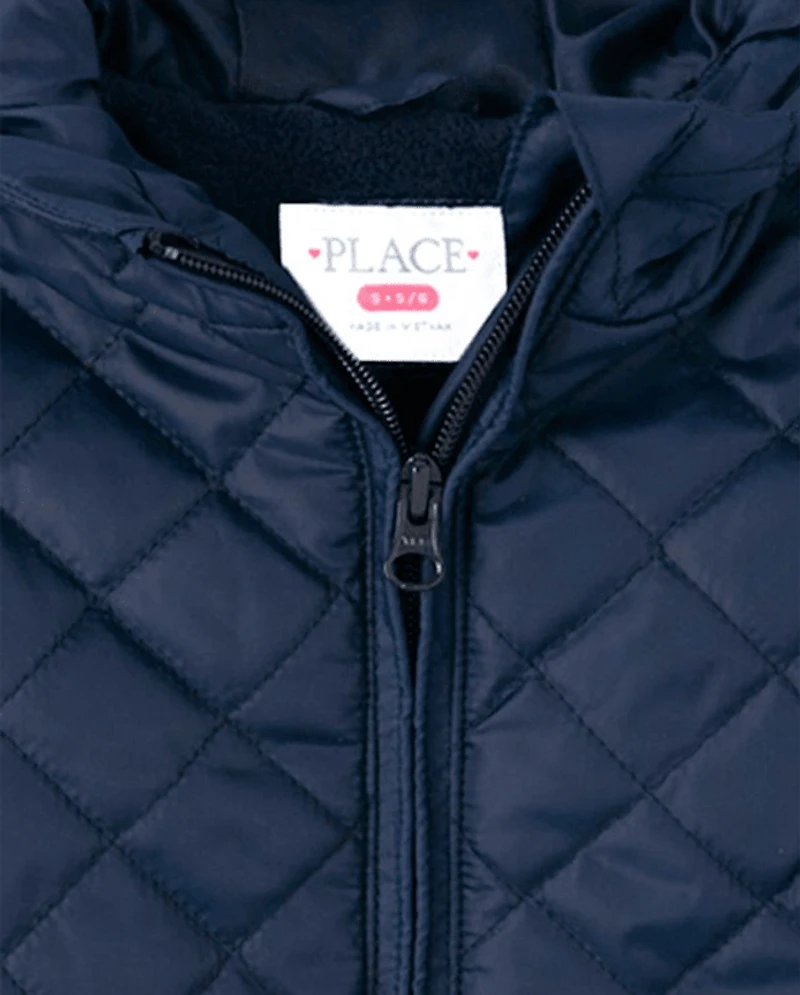Girls Quilted Puffer Jacket