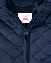 Girls Quilted Puffer Jacket