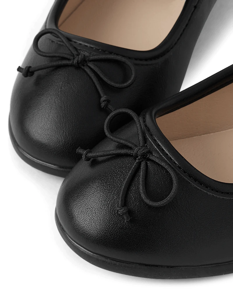 Toddler Girls Bow Ballet Flats