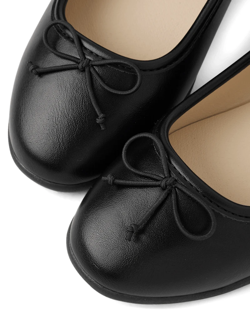 Girls Bow Ballet Flats