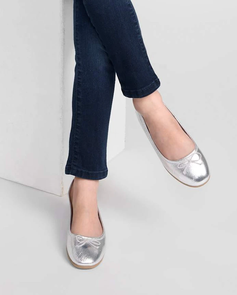 Girls Bow Ballet Flats