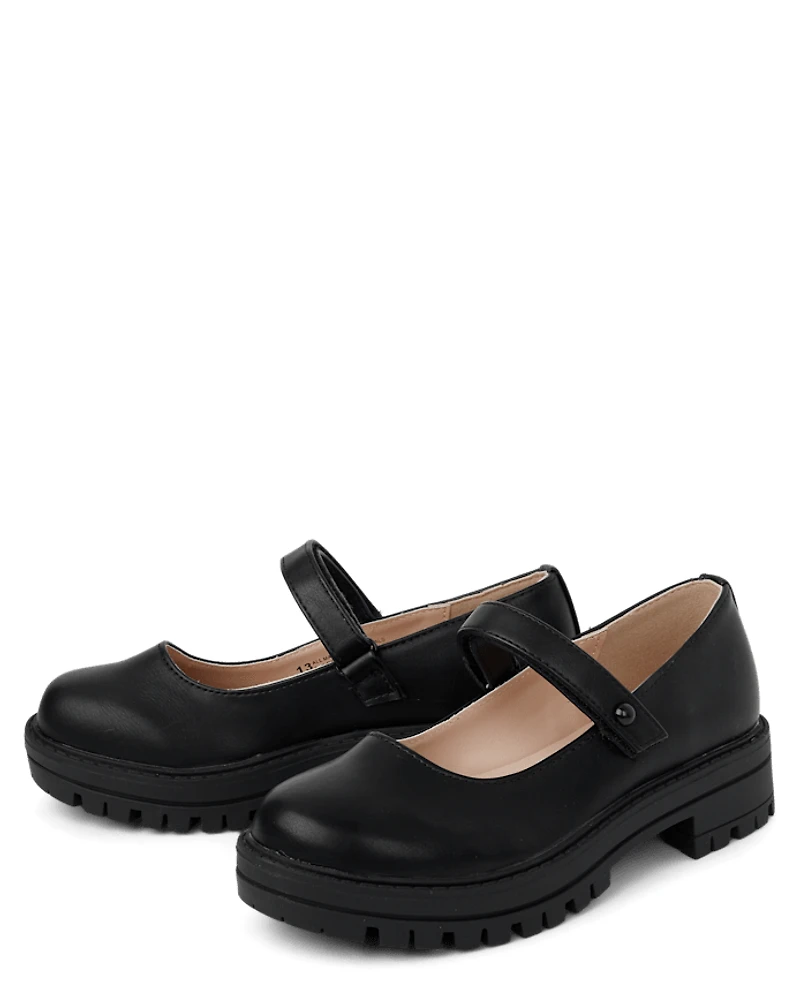 Girls Platform Mary Jane Shoes