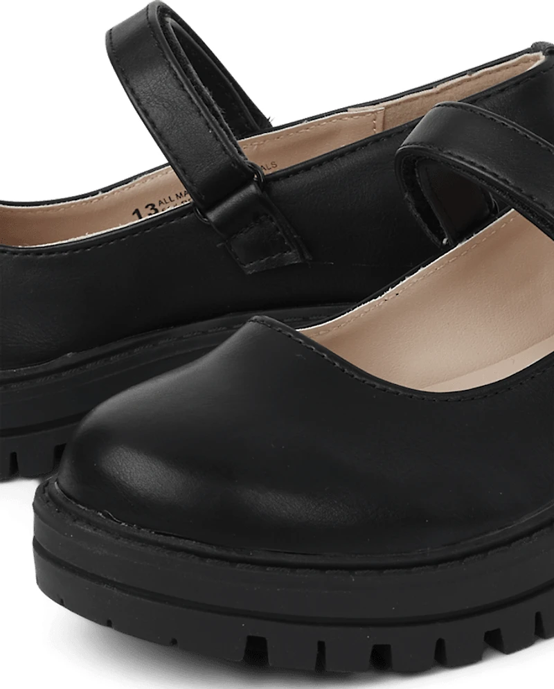 Girls Platform Mary Jane Shoes