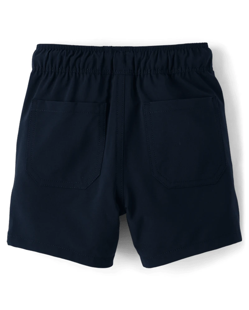 Baby And Toddler Boys Quick Dry Stretch Pull On Jogger Shorts