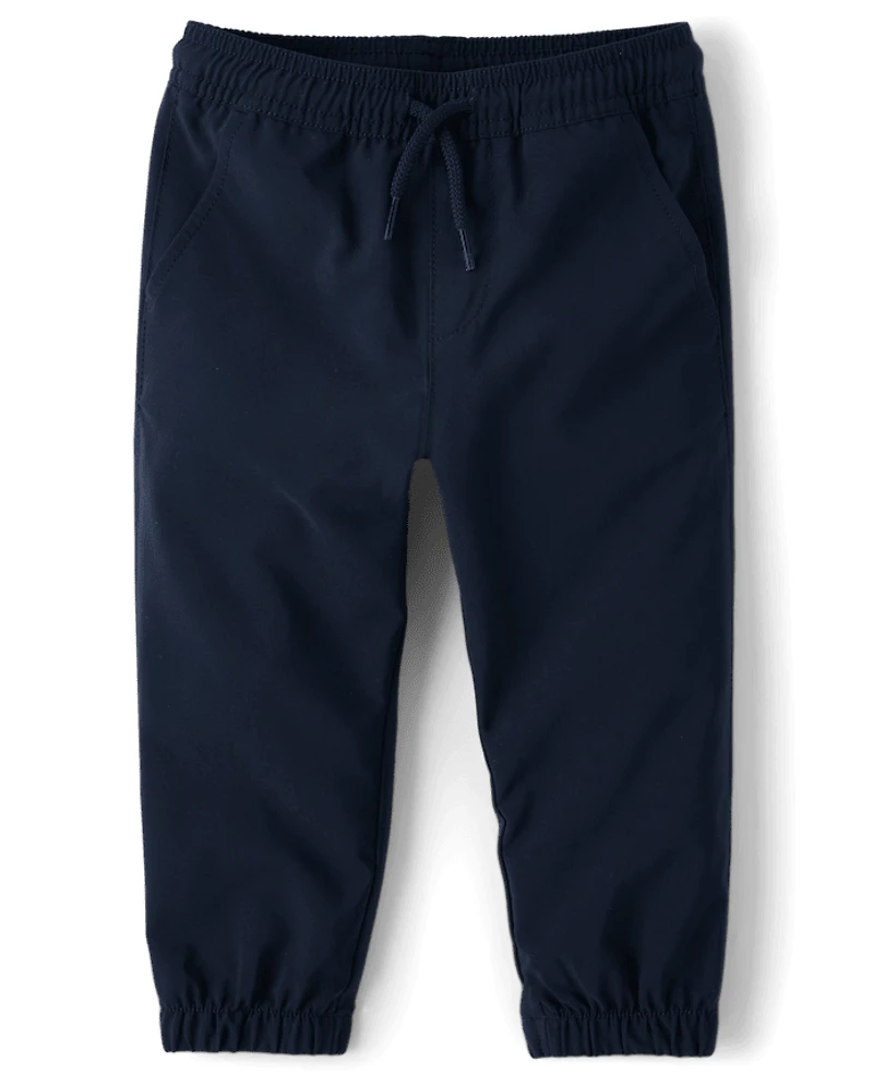 Baby And Toddler Boys Quick Dry Stretch Pull On Jogger Pants