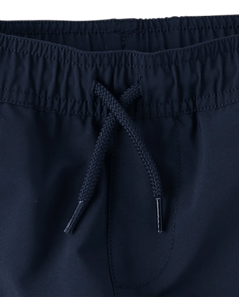 Boys Quick Dry Stretch Pull On Jogger Pants