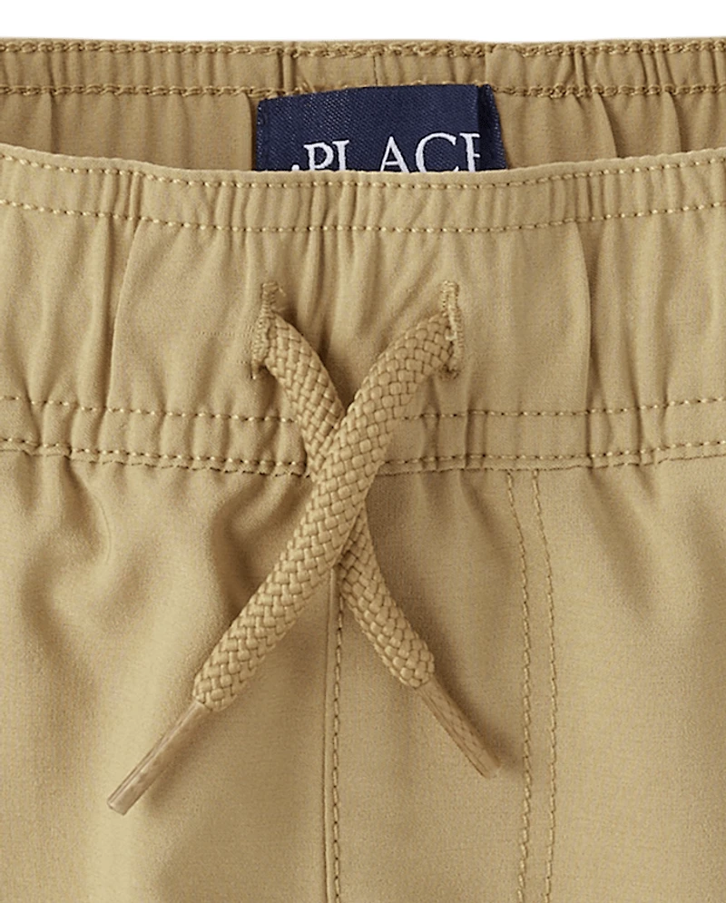 Short de jogging à enfiler et séchage rapide pour garçon