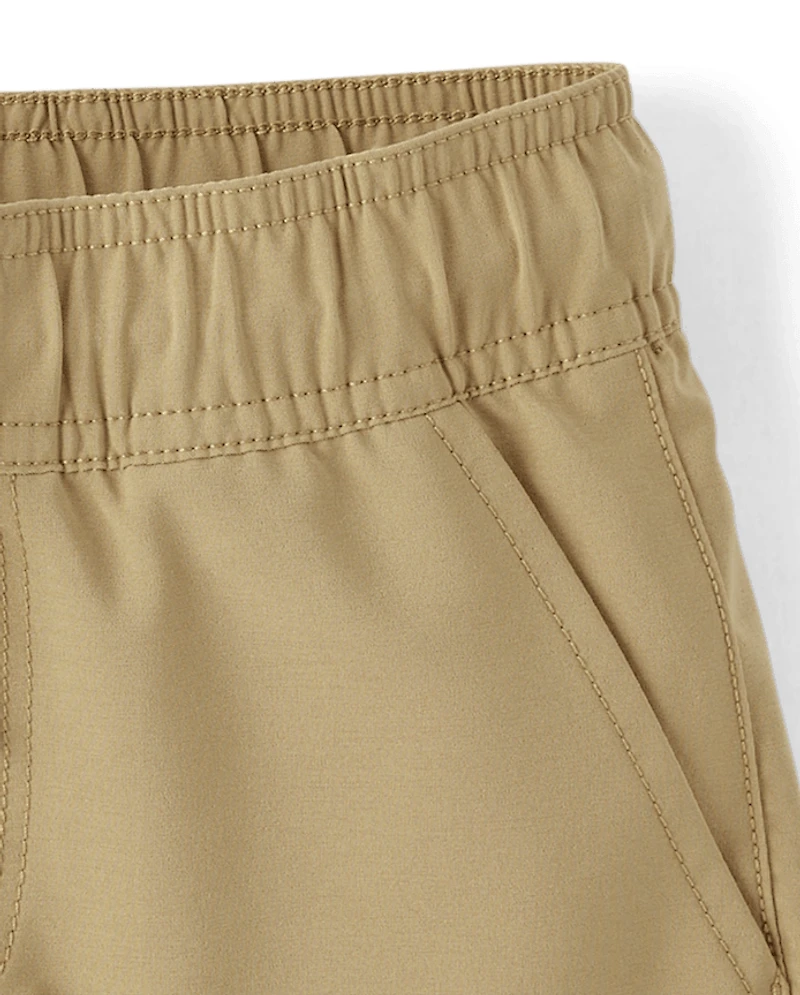 Short de jogging à enfiler et séchage rapide pour garçon