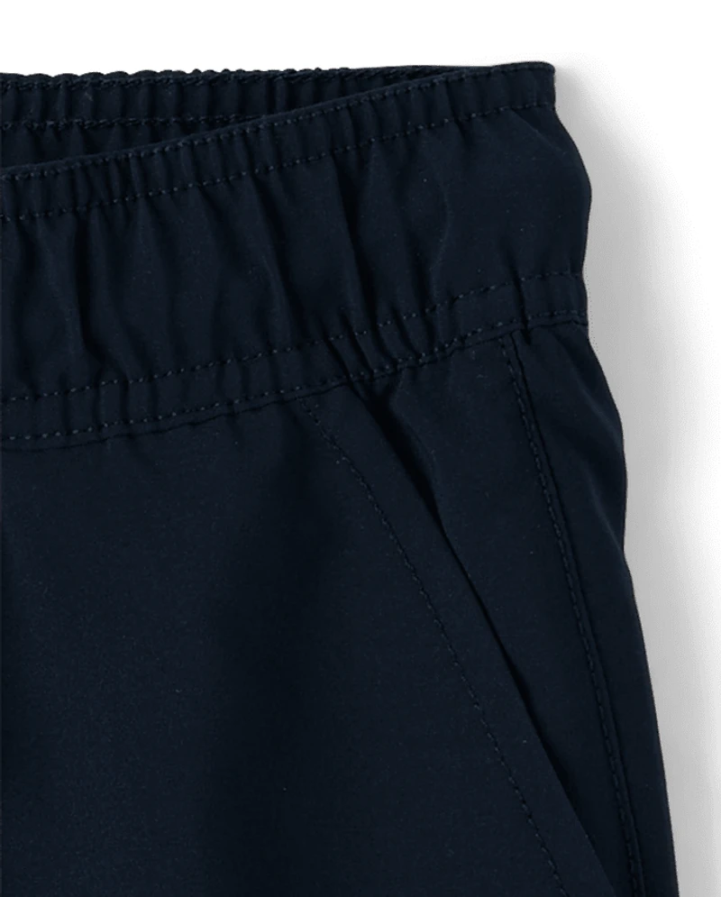 Boys Quick Dry Pull On Jogger Shorts