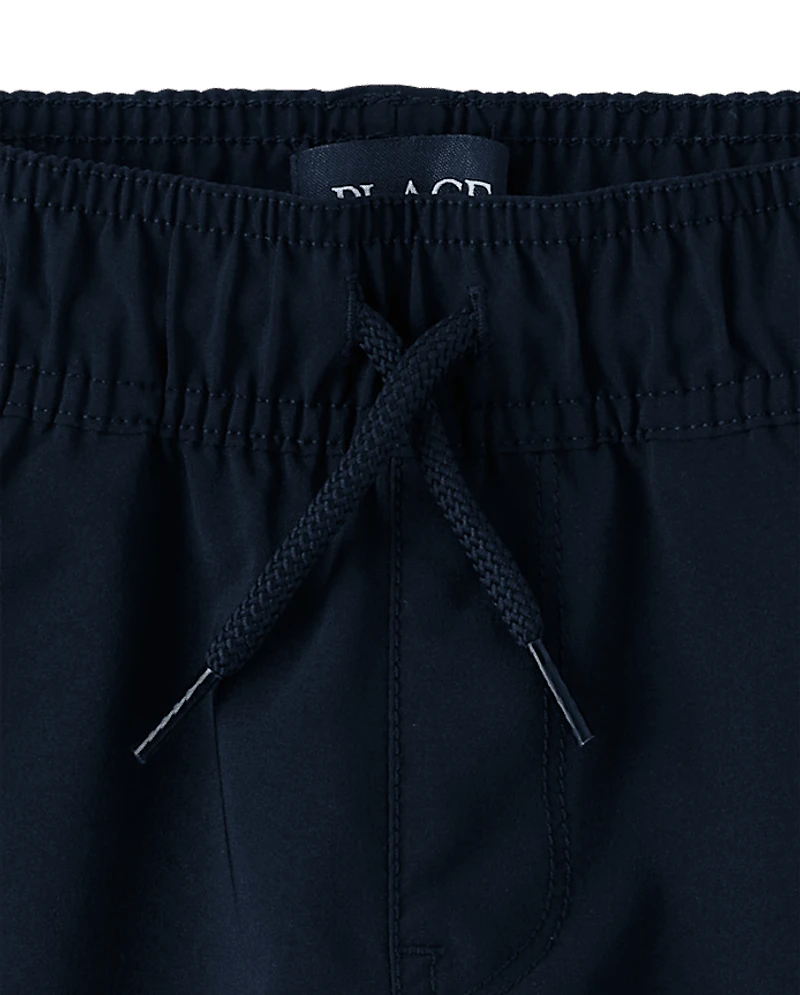 Boys Quick Dry Pull On Jogger Shorts