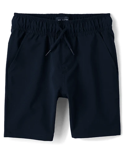 Boys Quick Dry Pull On Jogger Shorts