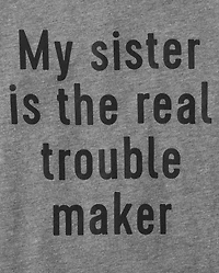 Baby And Toddler Boys Sister Graphic Tee