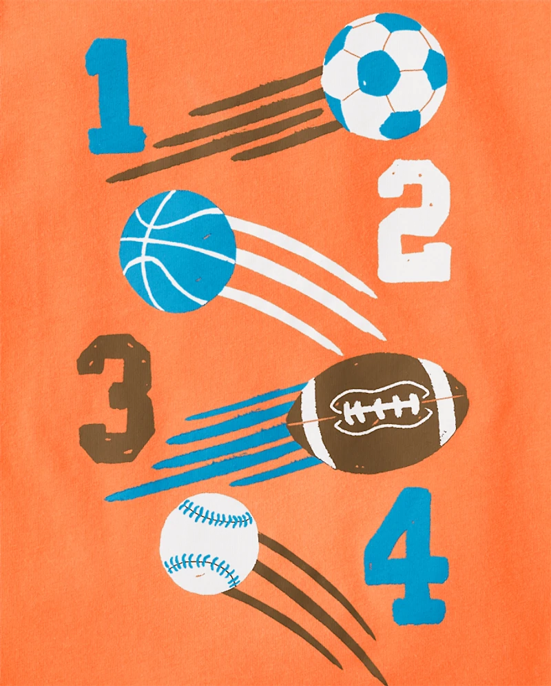 Baby And Toddler Boys Education Graphic Tee 3-Pack