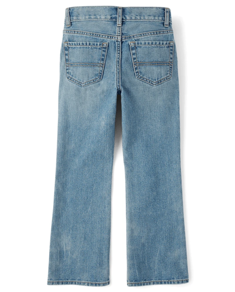 Boys Bootcut Jeans 4-Pack