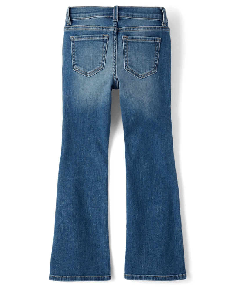 Jeans évasés pour filles