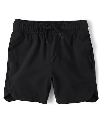 Boys Quick Dry Lined Pull On Jogger Shorts