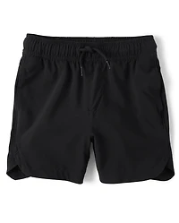 Boys Quick Dry Lined Pull On Jogger Shorts