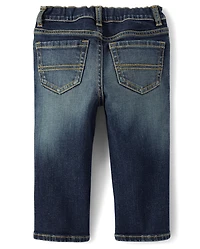Jeans droits pour bébés et petits garçons