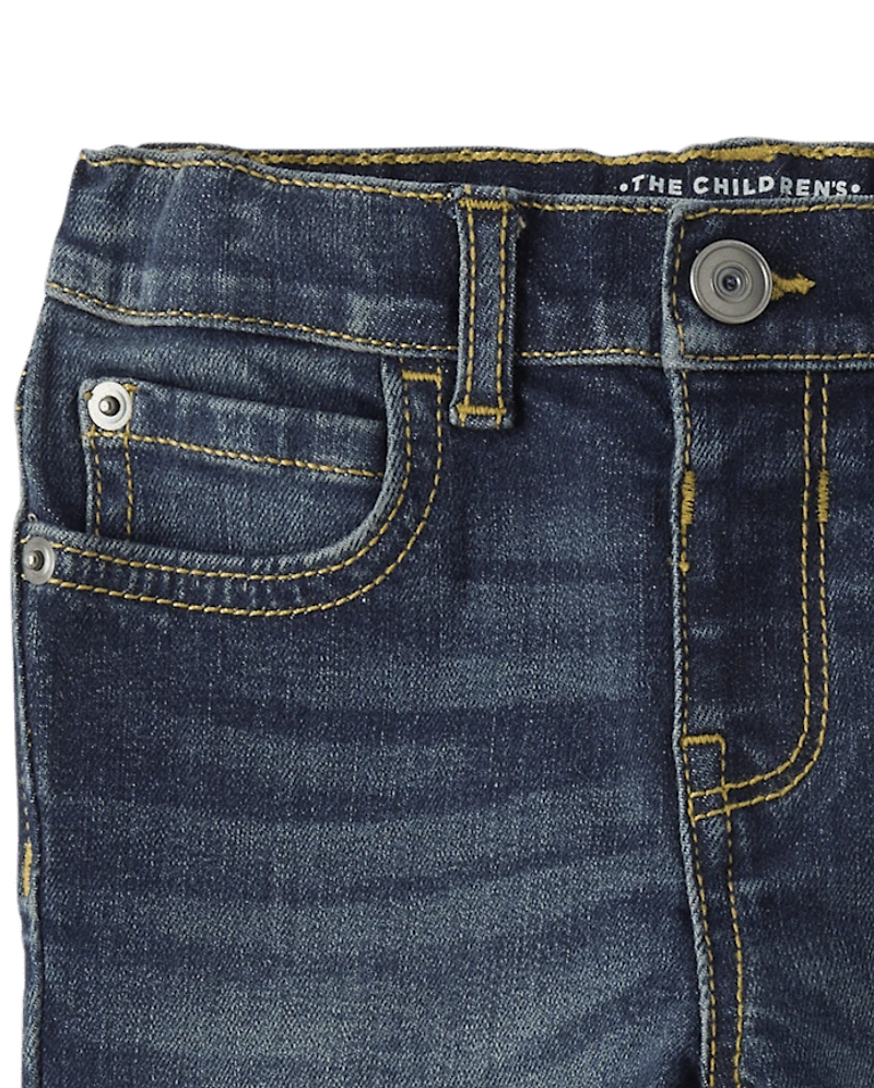 Jeans droits pour bébés et petits garçons
