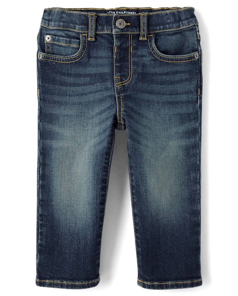 Jeans droits pour bébés et petits garçons