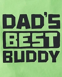 Baby And Toddler Boys Dad's Best Buddy Graphic Tee