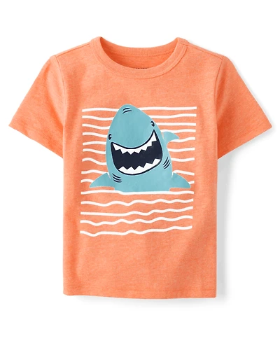 Baby And Toddler Boys Shark Graphic Tee
