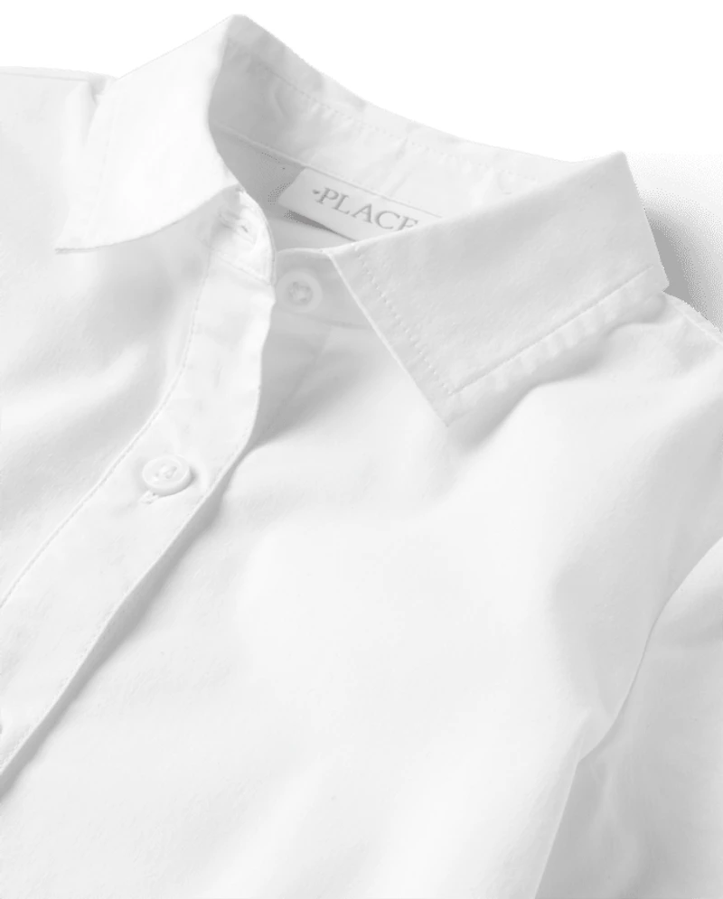 Girls Uniform Button Up Shirt