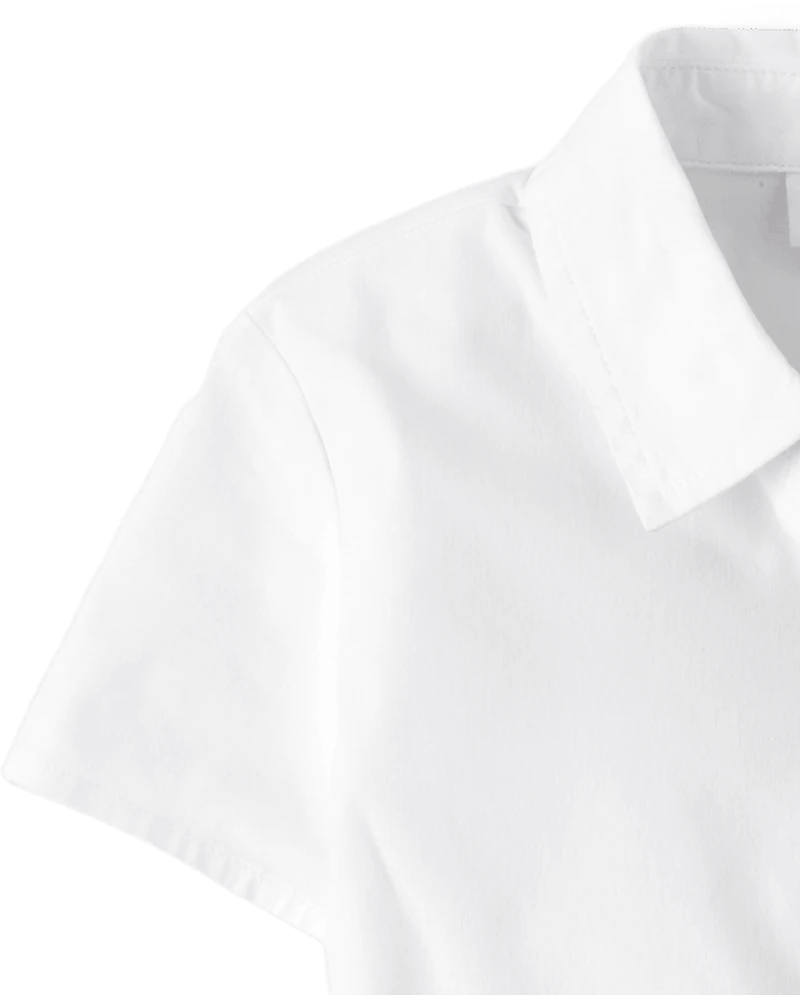 Girls Uniform Button Up Shirt