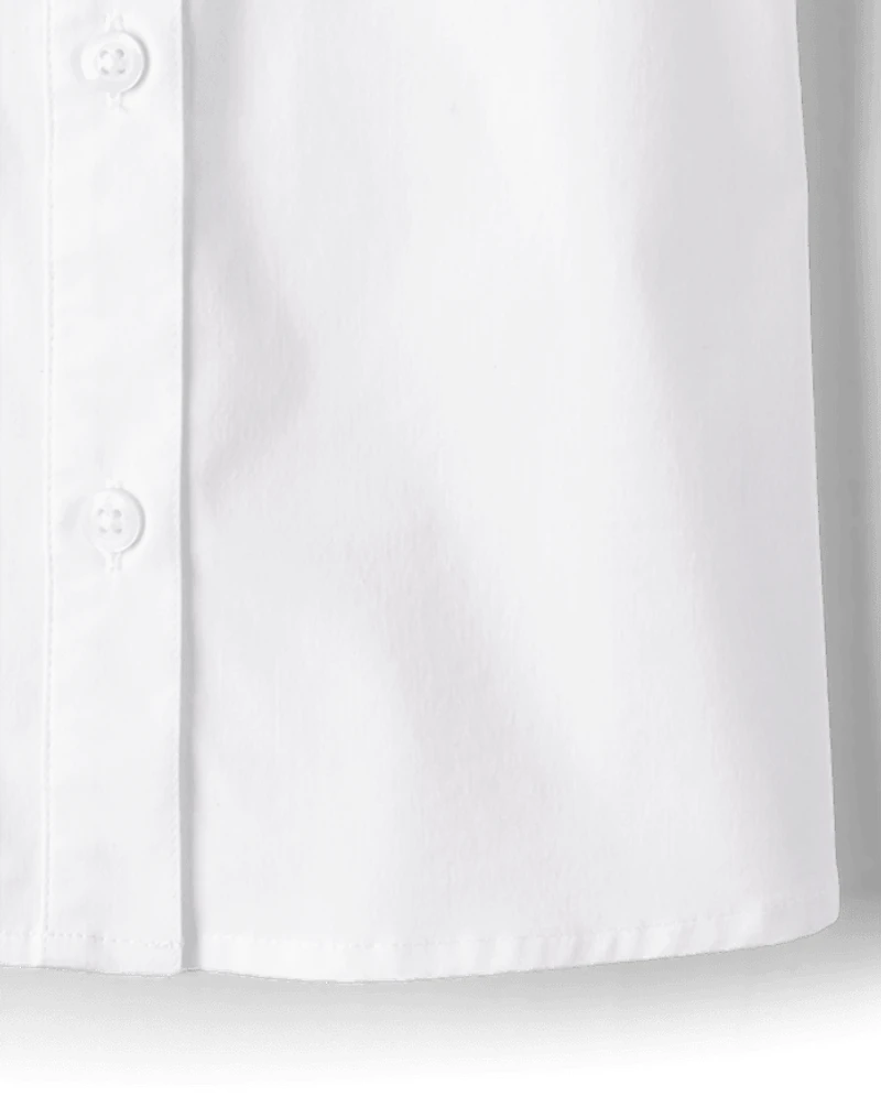 Girls Uniform Button Up Shirt