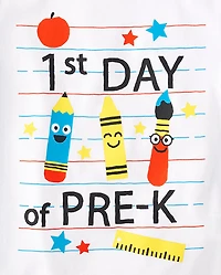Toddler Boys 1st Day Pre-K Graphic Tee