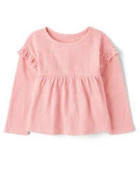 Baby And Toddler Girls Babydoll Top