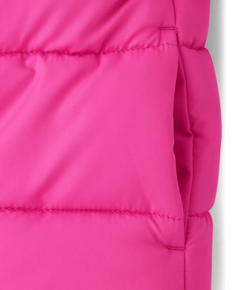 Toddler Girls Hooded Puffer Jacket