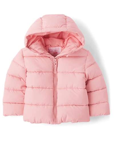 Toddler Girls Hooded Puffer Jacket