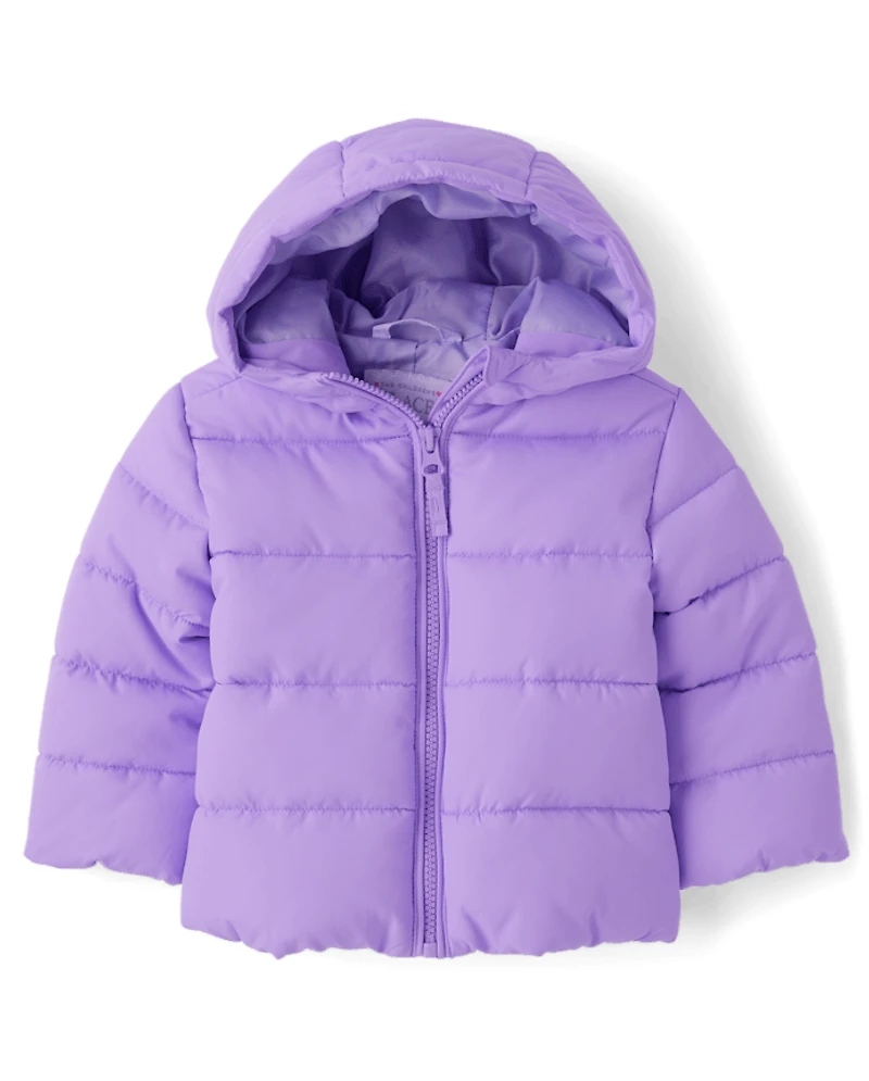 Toddler Girls Hooded Puffer Jacket