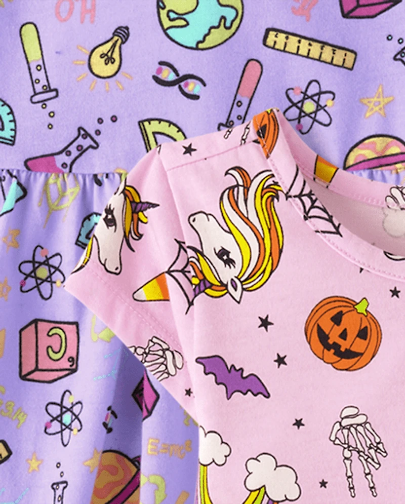 Toddler Girls Print Everyday Dress 3-Pack