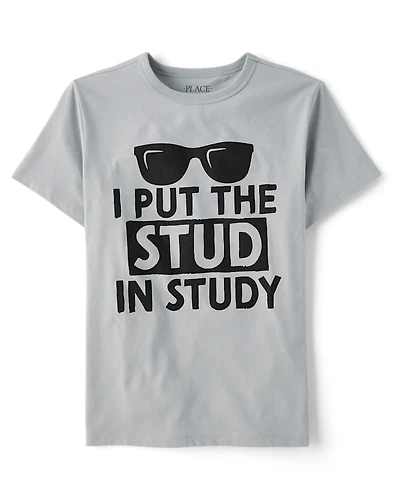 Boys Stud Graphic Tee