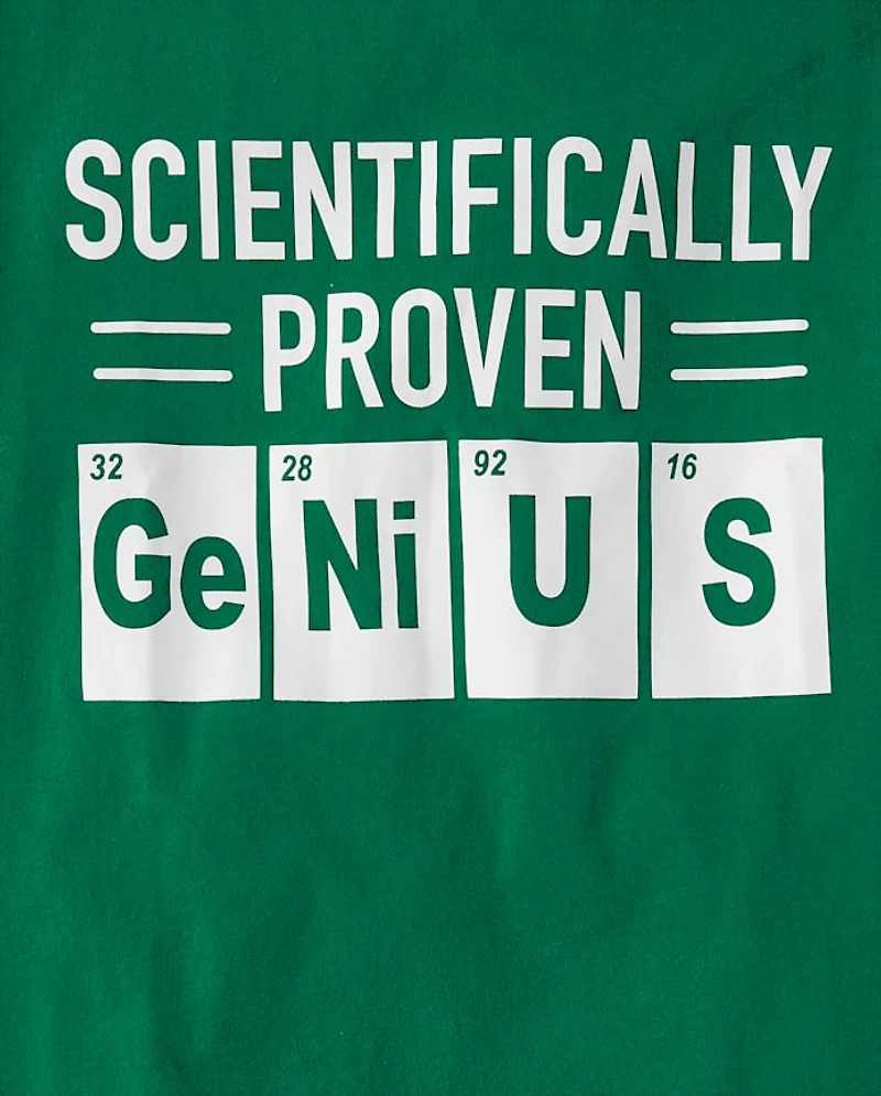 Boys Proven Genius Graphic Tee