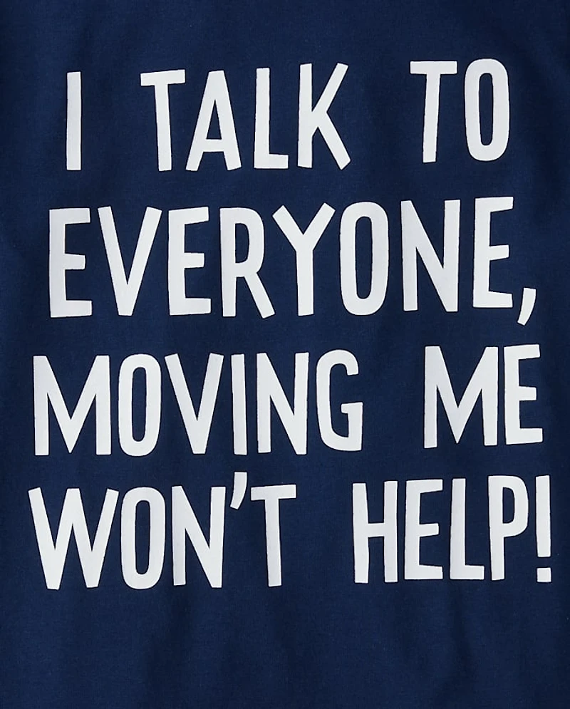 Boys Talk To Everyone Graphic Tee