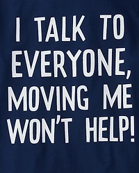 Boys Talk To Everyone Graphic Tee