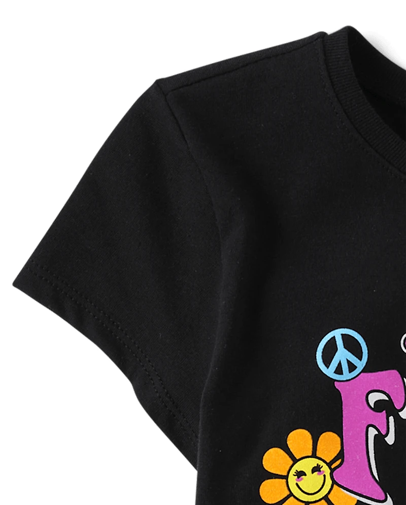 Girls First Day Of School Graphic Tee