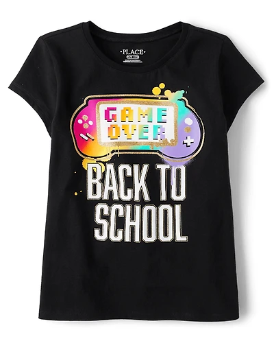 Girls Gamer School Graphic Tee