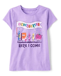 Girls Kindergarten Parade Graphic Tee