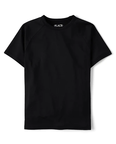 Boys Quick Dry Mesh Raglan Top