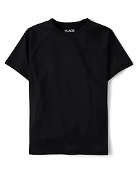 Boys Quick Dry Mesh Raglan Top