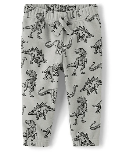 Baby And Toddler Boys Dino Premium Fleece Jogger Pants