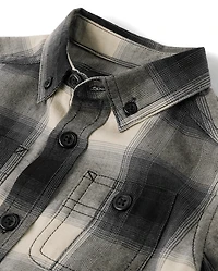 Baby And Toddler Boys Dad Me Plaid Flannel Button Up Shirt